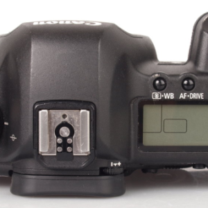 Canon EOS 5D Mark II, vista superior (imagem ilustrativa)