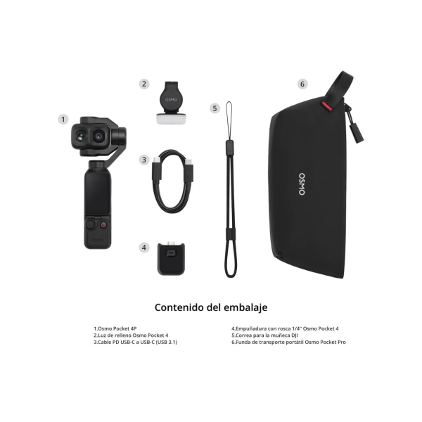 DJI Osmo Pocket 4P, Standard Combo, fotografia 3