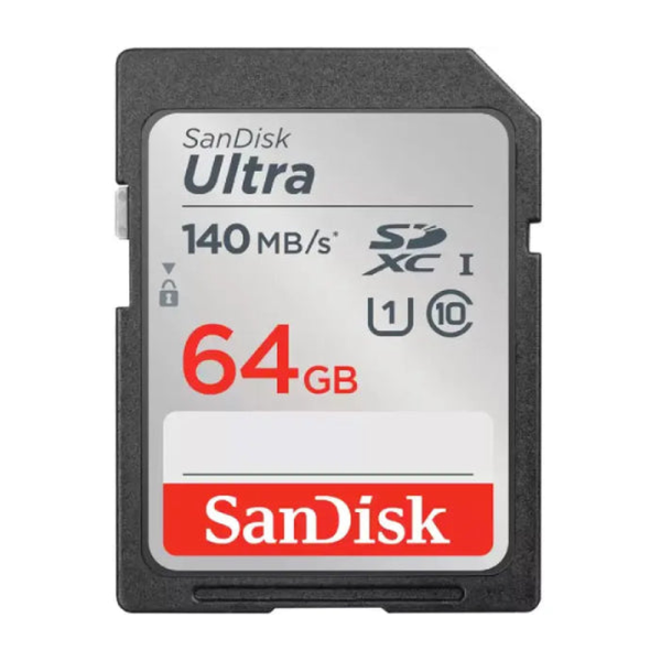 SanDisk 64GB Ultra SDXC Memory Card (140MB/s)