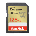 SanDisk 128GB Extreme UHS-I V30 SDXC Memory Card (180MB/s)