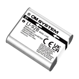 OM System LI-92B Lithium-Ion Battery Pack (3.6V, 1350mAh)