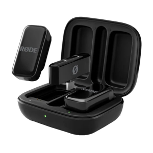 RODE Wireless Micro 2-Person Ultracompact Wireless Microphone System with USB-C Connector (2.4 GHz, Black)