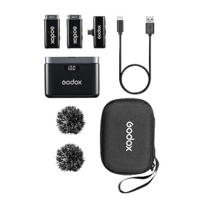 Godox WES2 2-Person Wireless Microphone System for USB-C Devices (2.4 GHz)