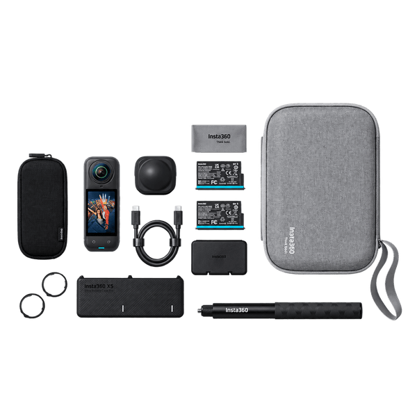 Insta360 X5 8K 360°, Essentials Bundle, imagem 1