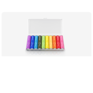Xiaomi Rainbow Batteries AA, 10 Unidades, imagem 2